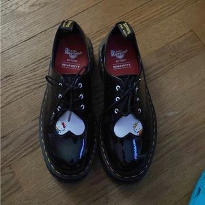 Dr. Martens x Hello Kitty platform shoes
